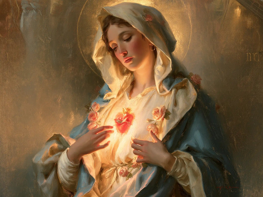 Immaculate Heart of Mary - Sacred Maternal Tenderness · Landscape n° 3