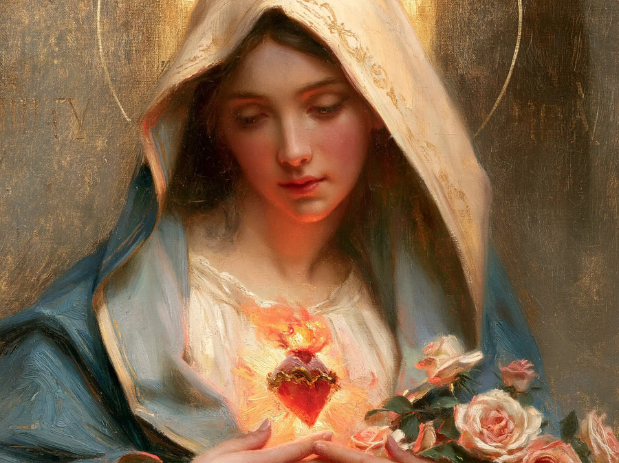 Immaculate Heart of Mary - Sacred Maternal Tenderness · Landscape n° 9