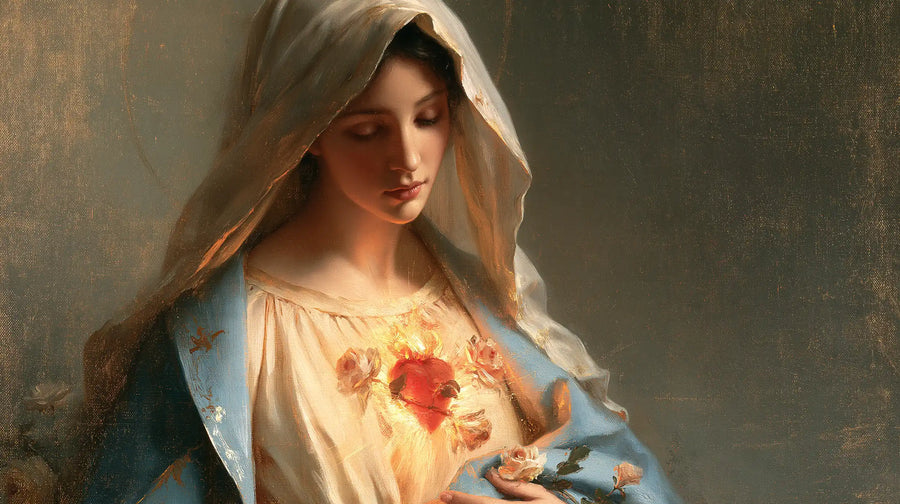 Immaculate Heart of Mary - Sacred Maternal Tenderness · Landscape n° 17