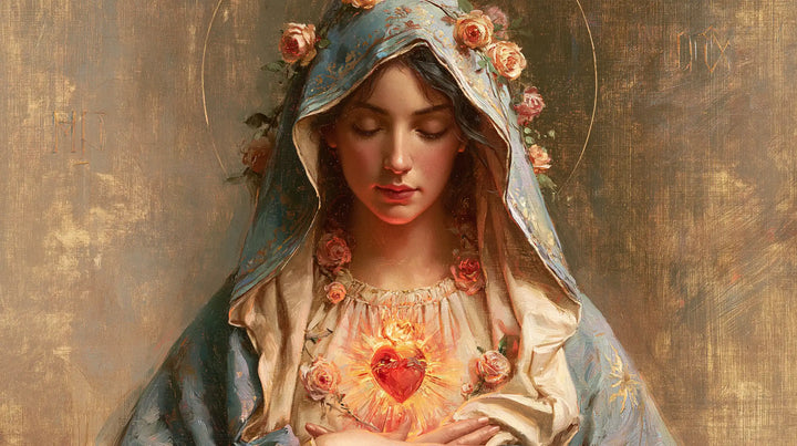 Immaculate Heart of Mary - Sacred Maternal Tenderness · Landscape n° 23