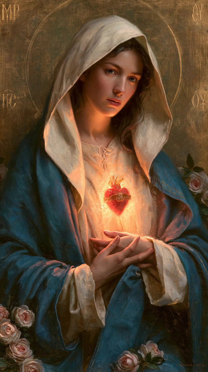 Immaculate Heart of Mary - Sacred Maternal Tenderness · Portrait n° 1