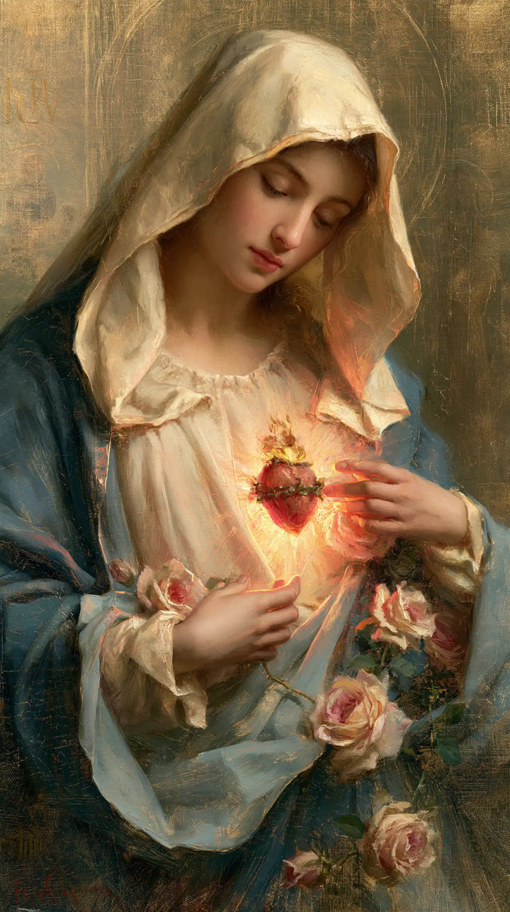 Immaculate Heart of Mary - Sacred Maternal Tenderness · Portrait n° 3