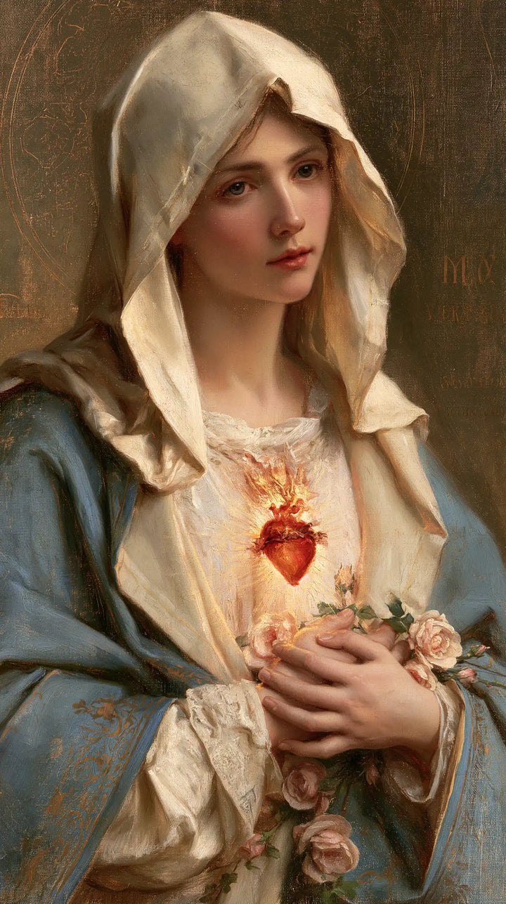 Immaculate Heart of Mary - Sacred Maternal Tenderness · Portrait n° 10