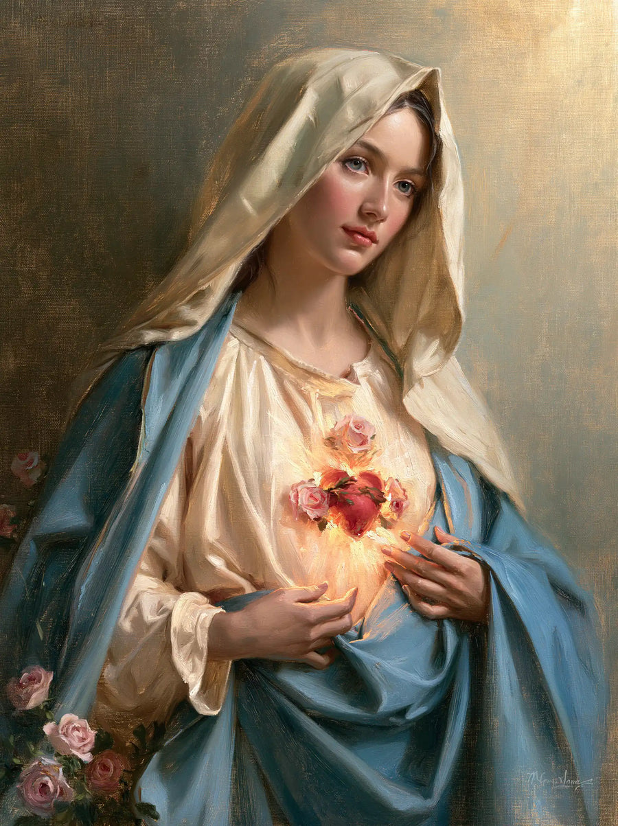 Immaculate Heart of Mary - Sacred Maternal Tenderness · Portrait n° 12