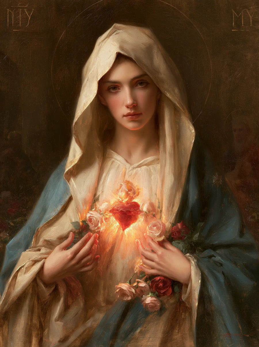 Immaculate Heart of Mary - Sacred Maternal Tenderness · Portrait n° 13