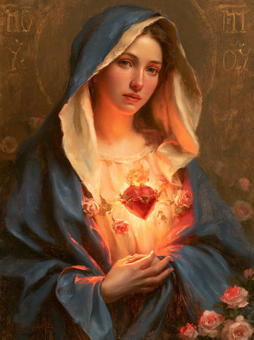 Immaculate Heart of Mary - Sacred Maternal Tenderness · Portrait n° 14