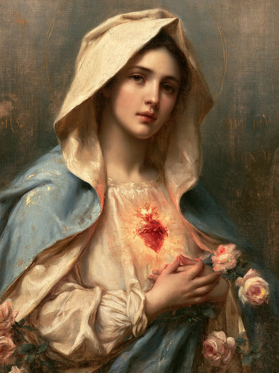 Immaculate Heart of Mary - Sacred Maternal Tenderness · Portrait n° 19