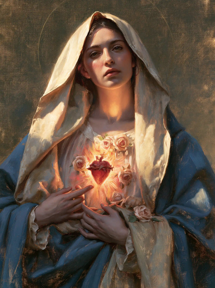 Immaculate Heart of Mary - Sacred Maternal Tenderness · Portrait n° 22