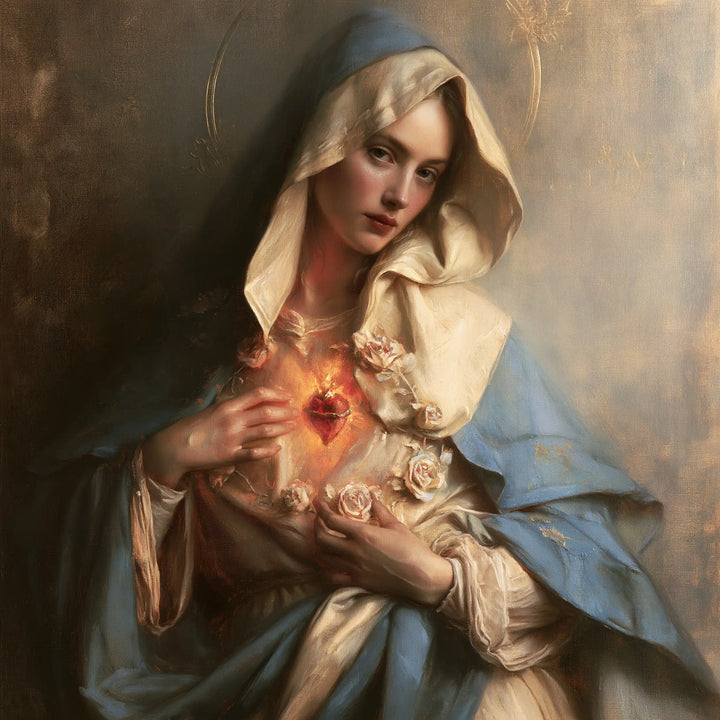 Immaculate Heart of Mary - Sacred Maternal Tenderness · Square n° 2