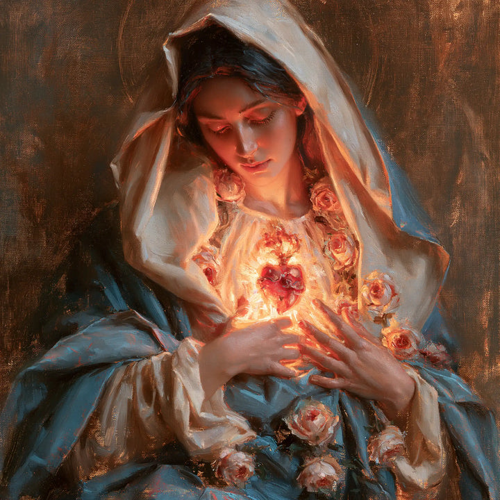 Immaculate Heart of Mary - Sacred Maternal Tenderness · Square n° 4
