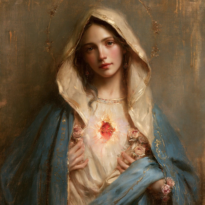 Immaculate Heart of Mary - Sacred Maternal Tenderness · Square n° 5
