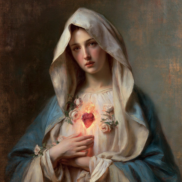 Immaculate Heart of Mary - Sacred Maternal Tenderness · Square n° 8