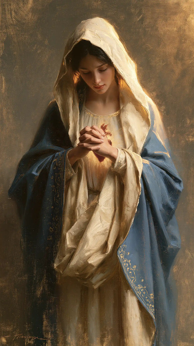 Immaculate Heart of Mary - The Silence of Devotion · Portrait n° 5