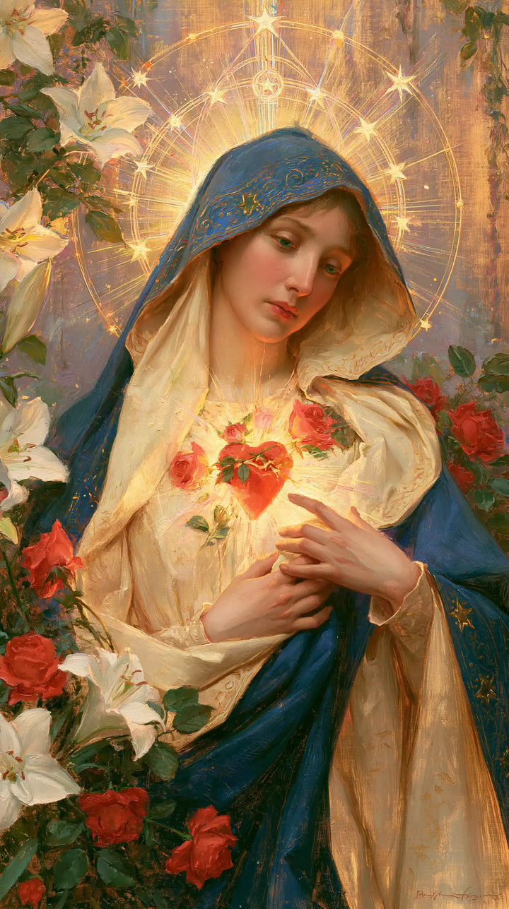 Immaculate Heart of Mary - Symbolist · Portrait n° 3