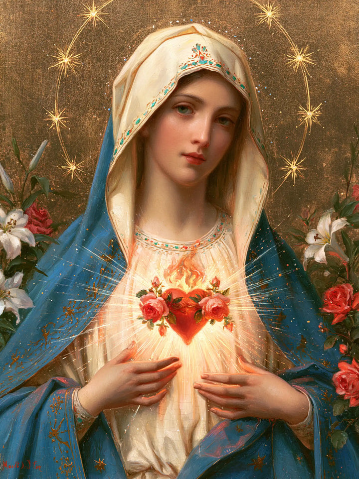 Immaculate Heart of Mary - Symbolist · Portrait n° 16