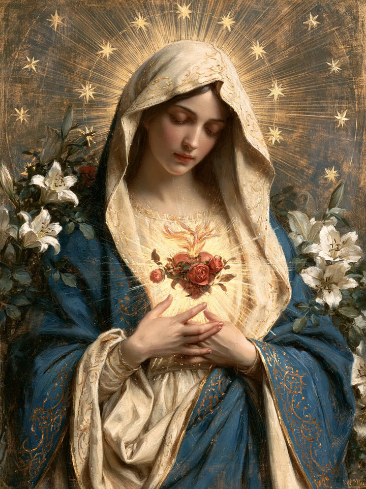 Immaculate Heart of Mary - Symbolist · Portrait n° 19