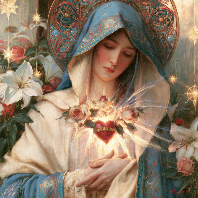 Immaculate Heart of Mary - Symbolist · Square n° 2
