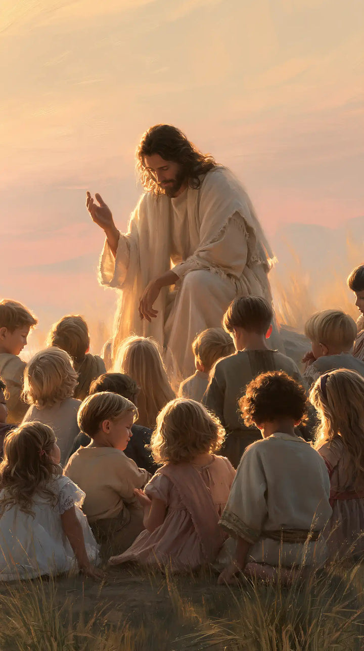 Jesus and the Children - Jesus and the Children at Dawn · Portrait n° 2