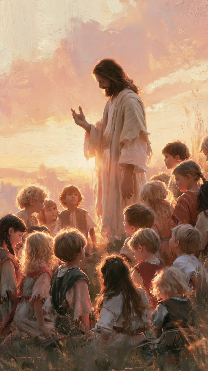 Jesus and the Children - Jesus and the Children at Dawn · Portrait n° 6