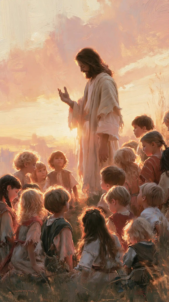 Jesus and the Children - Jesus and the Children at Dawn · Portrait n° 6