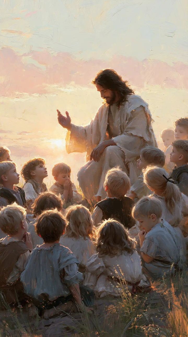 Jesus and the Children - Jesus and the Children at Dawn · Portrait n° 8