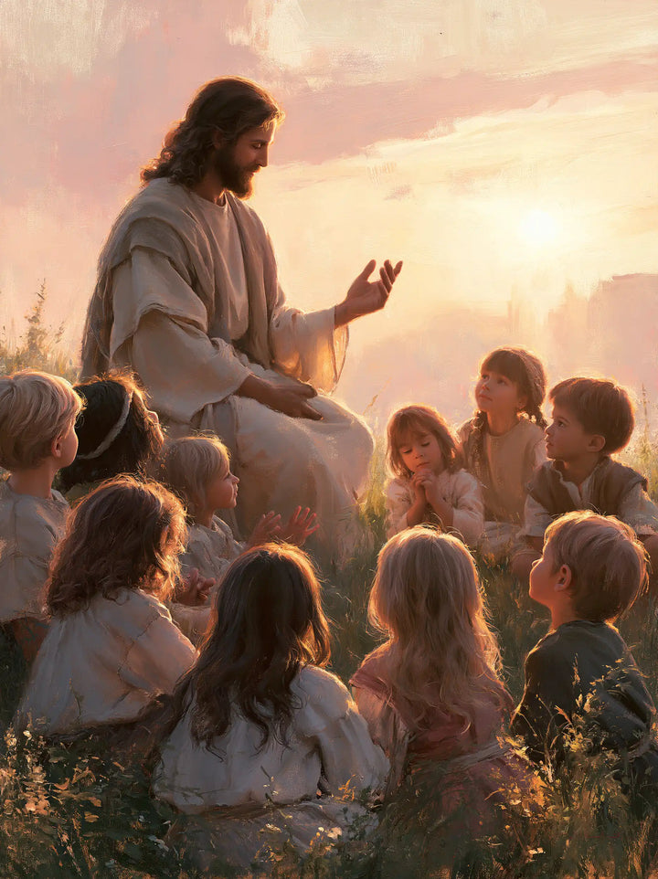 Jesus and the Children - Jesus and the Children at Dawn · Portrait n° 12
