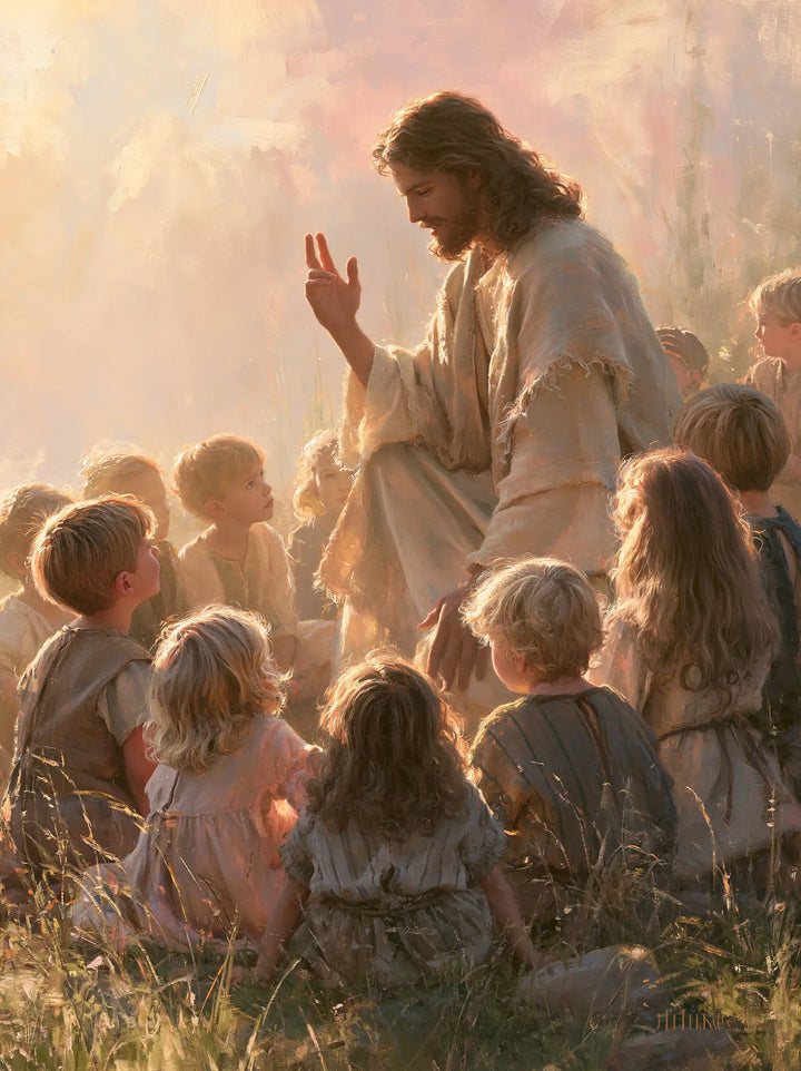 Jesus and the Children - Jesus and the Children at Dawn · Portrait n° 13