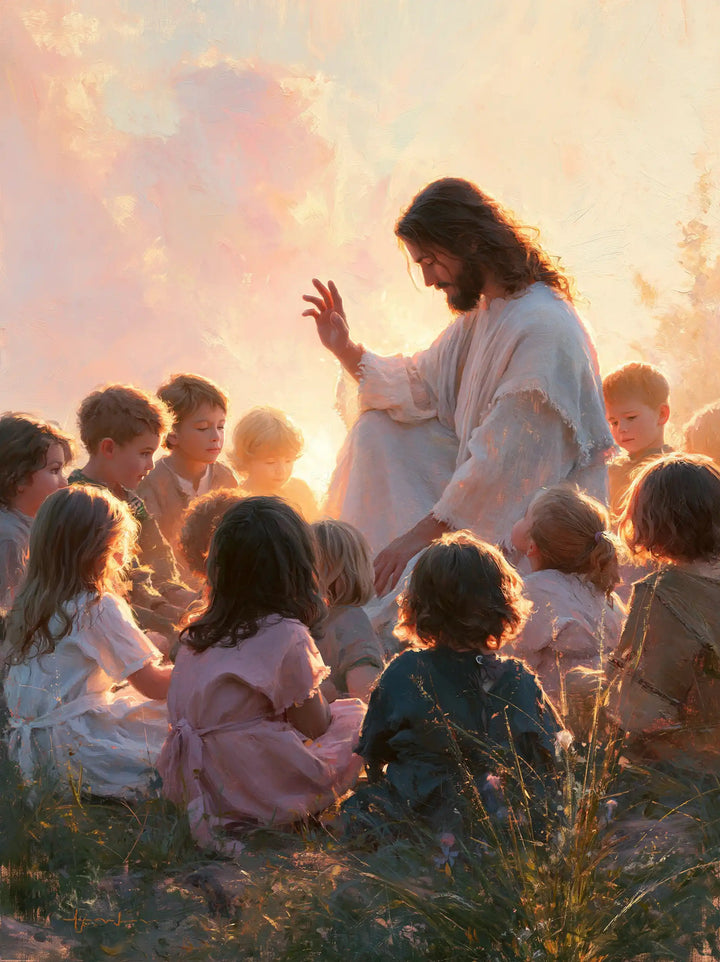 Jesus and the Children - Jesus and the Children at Dawn · Portrait n° 16