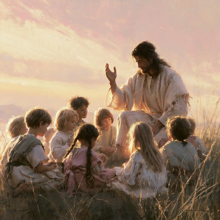 Jesus and the Children - Jesus and the Children at Dawn · Square n° 4