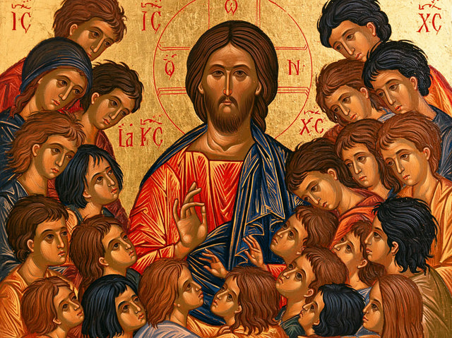 Jesus and the Children — The Blessing in the Circle of Faces