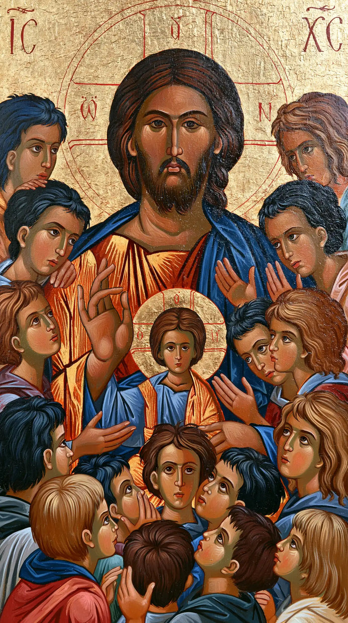 Jesus and the Children - Contemporary Byzantine · Portrait n° 3