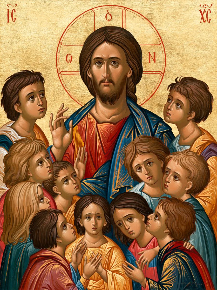 Jesus and the Children - Contemporary Byzantine · Portrait n° 10