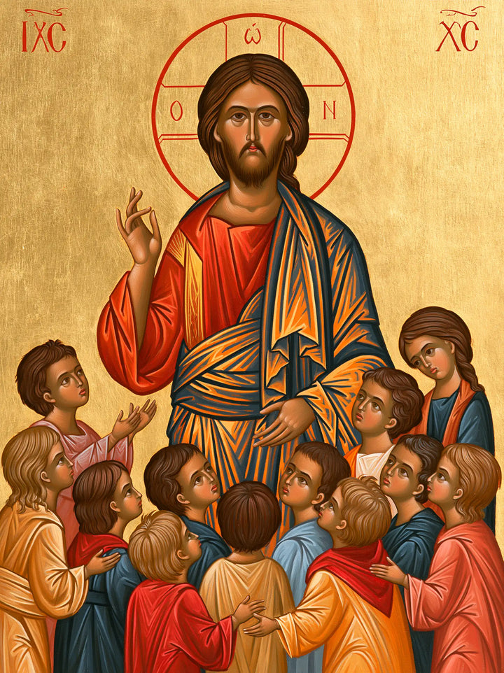 Jesus and the Children - Contemporary Byzantine · Portrait n° 11