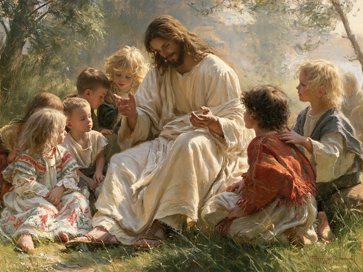 Jesus and the Children - Florentine Renaissance · Landscape n° 3