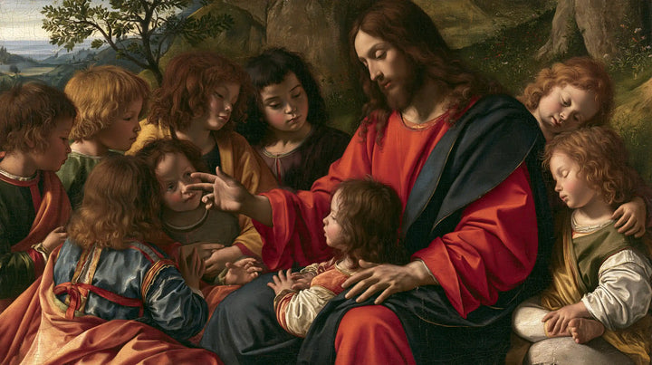 Jesus and the Children - Florentine Renaissance · Landscape n° 14