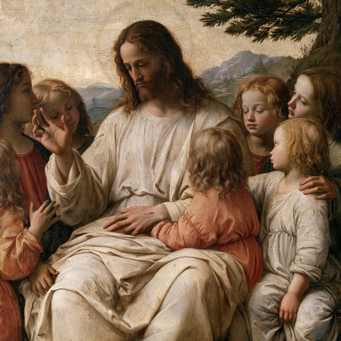 Jesus and the Children - Florentine Renaissance · Square n° 5