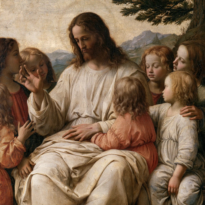 Jesus and the Children - Florentine Renaissance · Square n° 5