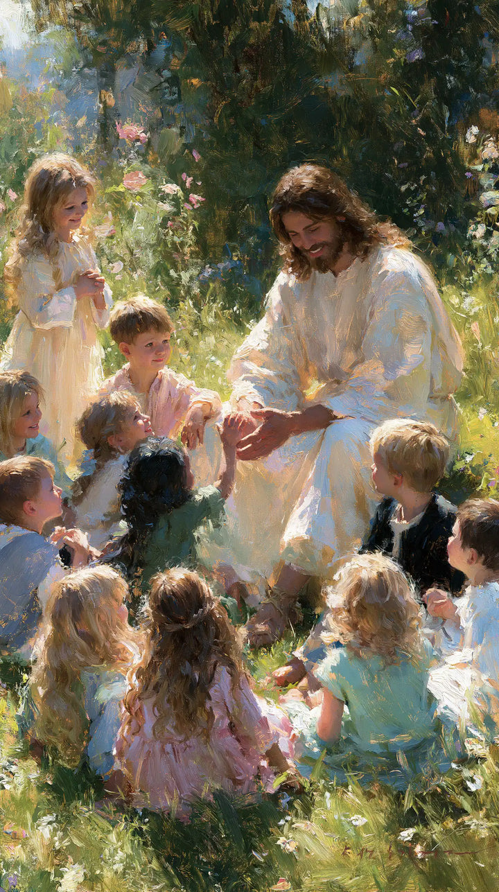 Jesus and the Children - Impressionist · Portrait n° 6