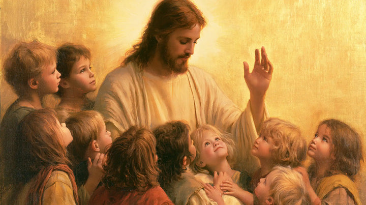 Jesus and the Children - Sacred Gold · Landscape n° 12
