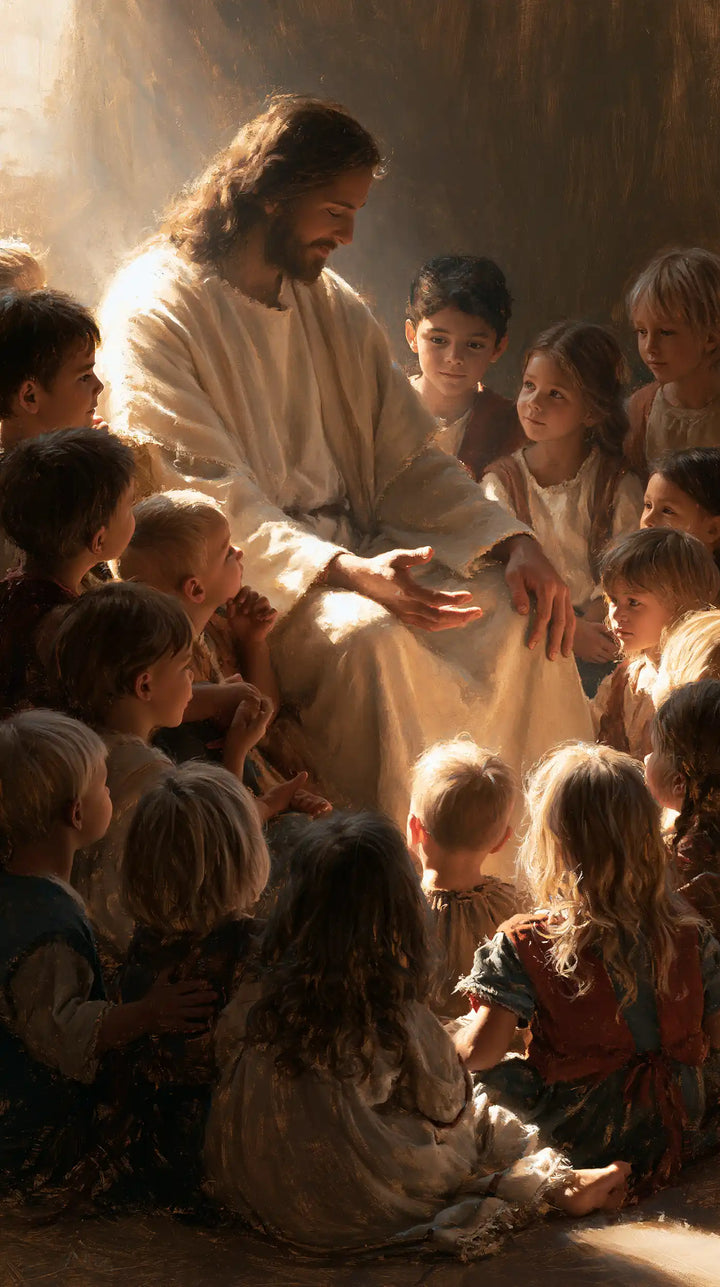 Jesus and the Children - Innocence as a Sacred Symbol · Portrait n° 7