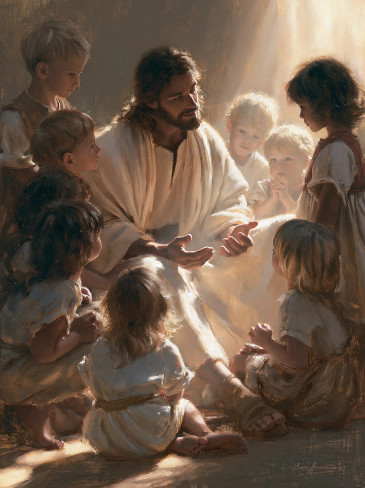 Jesus and the Children - Innocence as a Sacred Symbol · Portrait n° 14