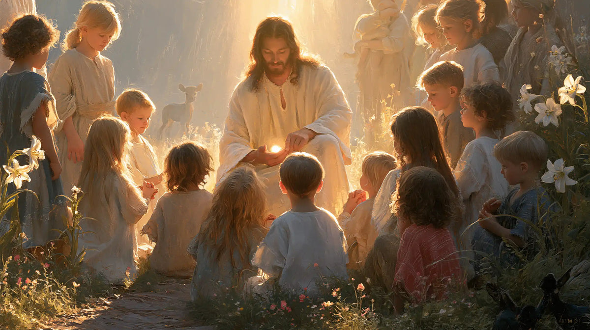 Jesus and the Children — The Flame among the Children