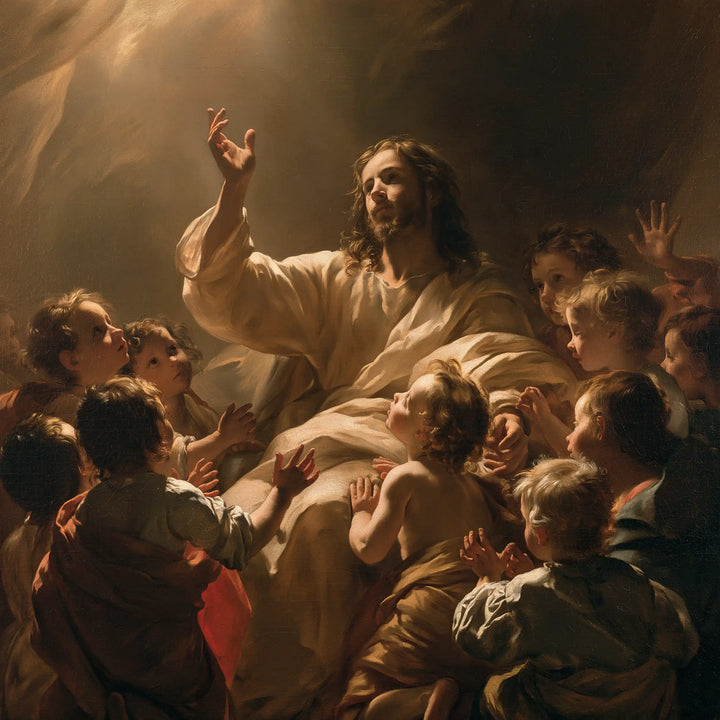 Jesus and the Children - Theatrical Baroque · Square n° 1