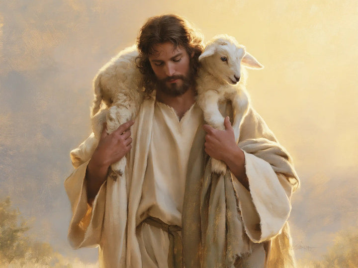 Jesus and the Lamb - Biblical Cinema · Landscape n° 6