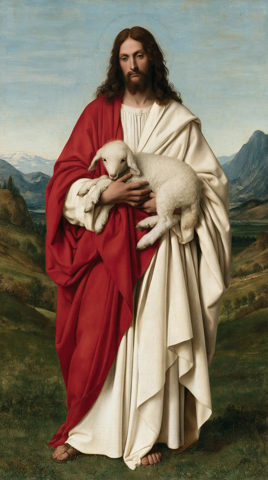 Jesus and the Lamb - Florentine Renaissance · Portrait n° 4