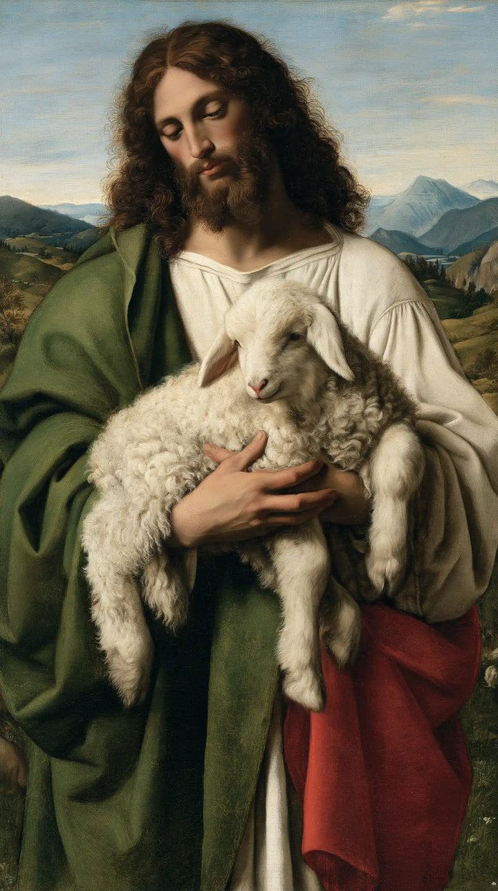 Jesus and the Lamb - Florentine Renaissance · Portrait n° 7