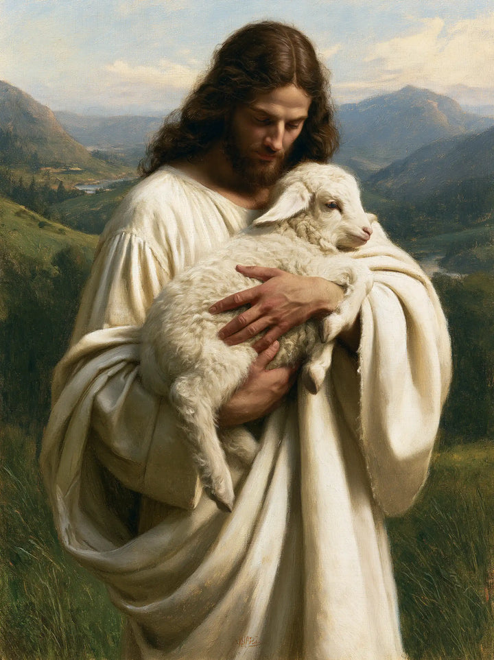 Jesus and the Lamb - Florentine Renaissance · Portrait n° 9