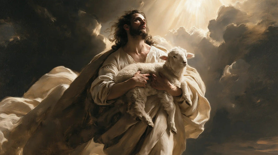 Jesus and the Lamb - Theatrical Baroque · Landscape n° 5