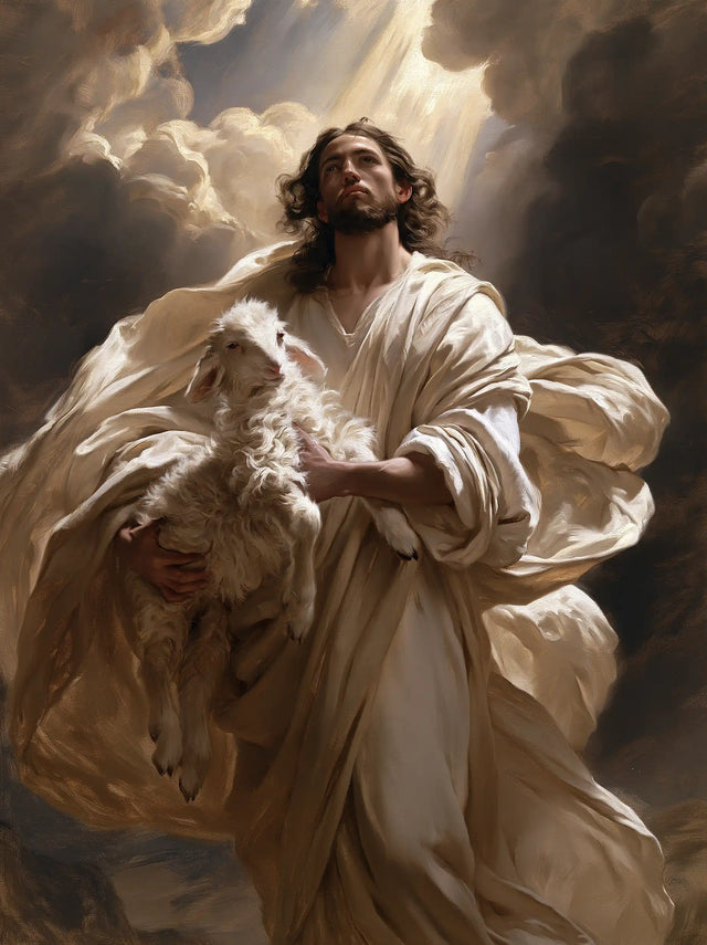 Jesus and the Lamb — The Shepherd in the Ivory Whirl