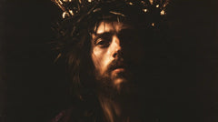 Jesus Crowned with Thorns — The Face Divided by Shadow